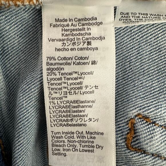 J. Crew Factory Essential Straight Jean All Day Stretch Women 31 Blue Mist Wash - Picture 5 of 6